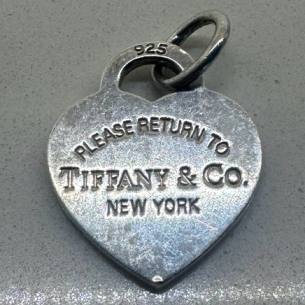Tiffany & Co. Silver Heart Tag Charm